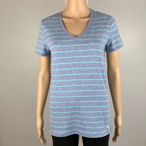 UNDER ARMOUR HeatGear Small Blue Fitted T-Shirt